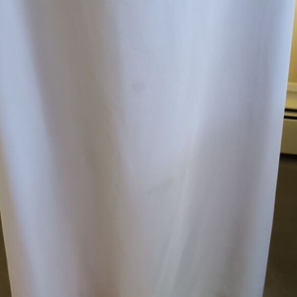 Alfred Angelo Vintage size 14 Style 6625 Color Rivera Sky Spaghetti Strap Dress - Picture 4 of 11